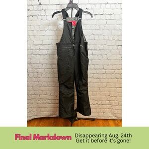 EUC ARTCIX Black Youth Snow Bib